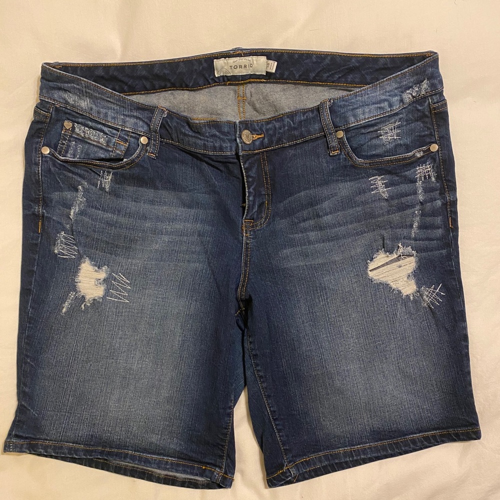 Premium Stretch Jean Shorts